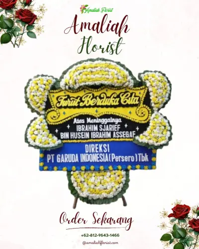 Papan Bunga Duka di Kesongo